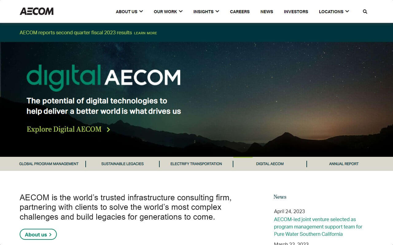 AECOM Website