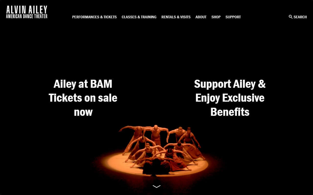 Alvin Ailey Website