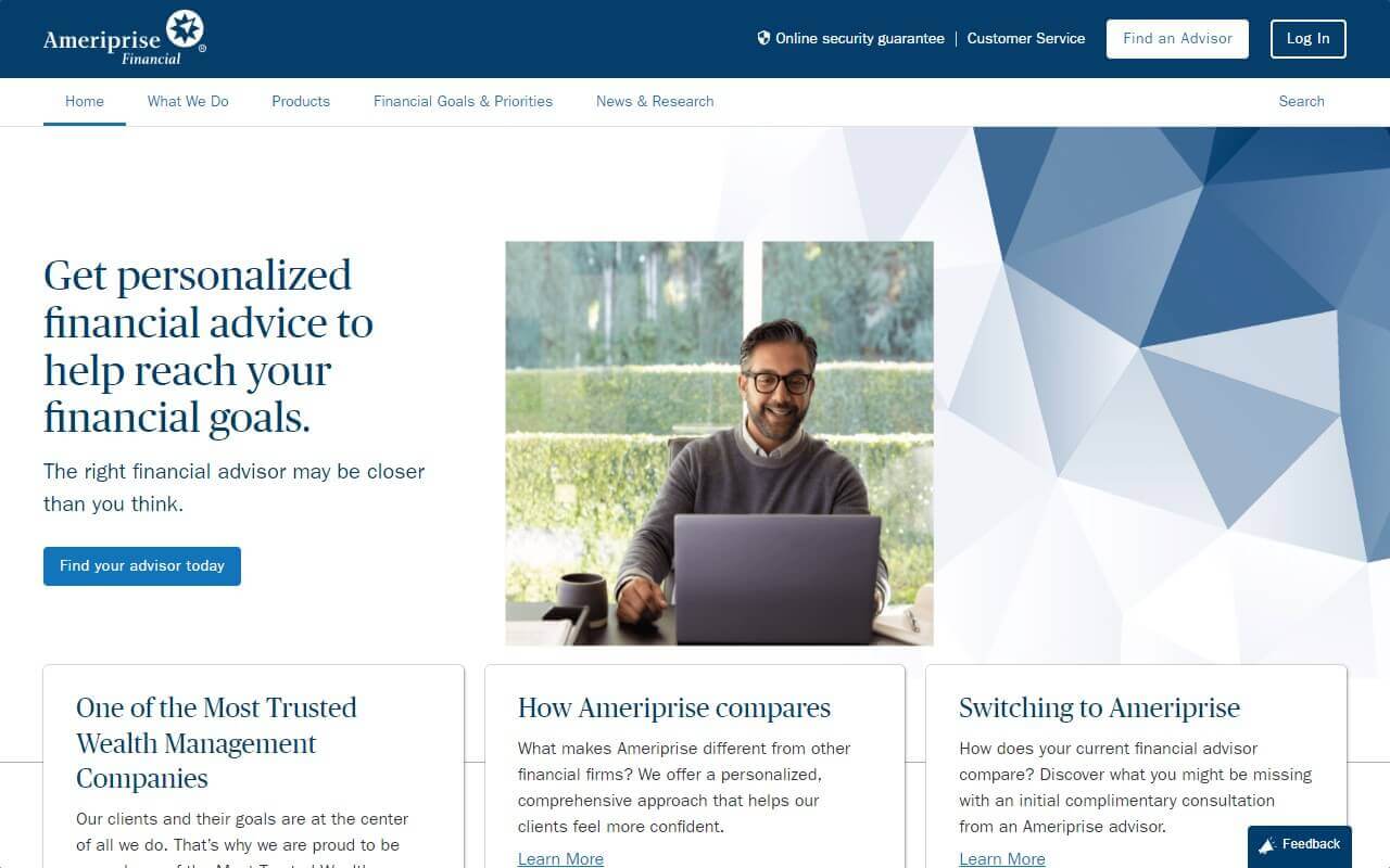 Ameriprise Financial Website