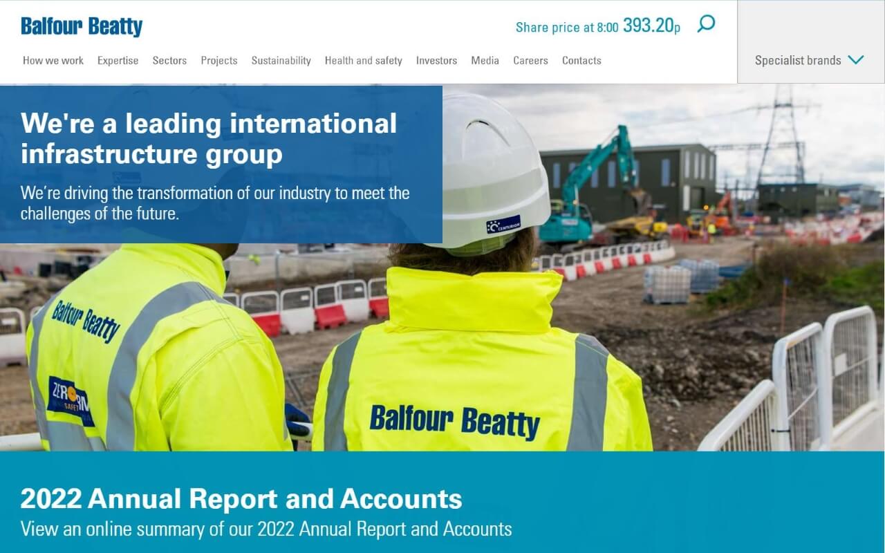 Balfour Beatty Website