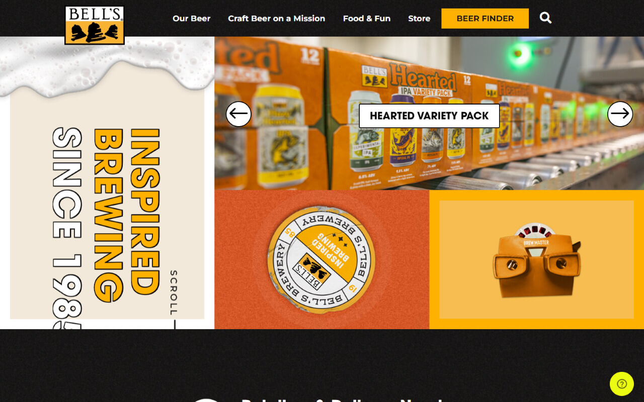 Bells Brewery Website