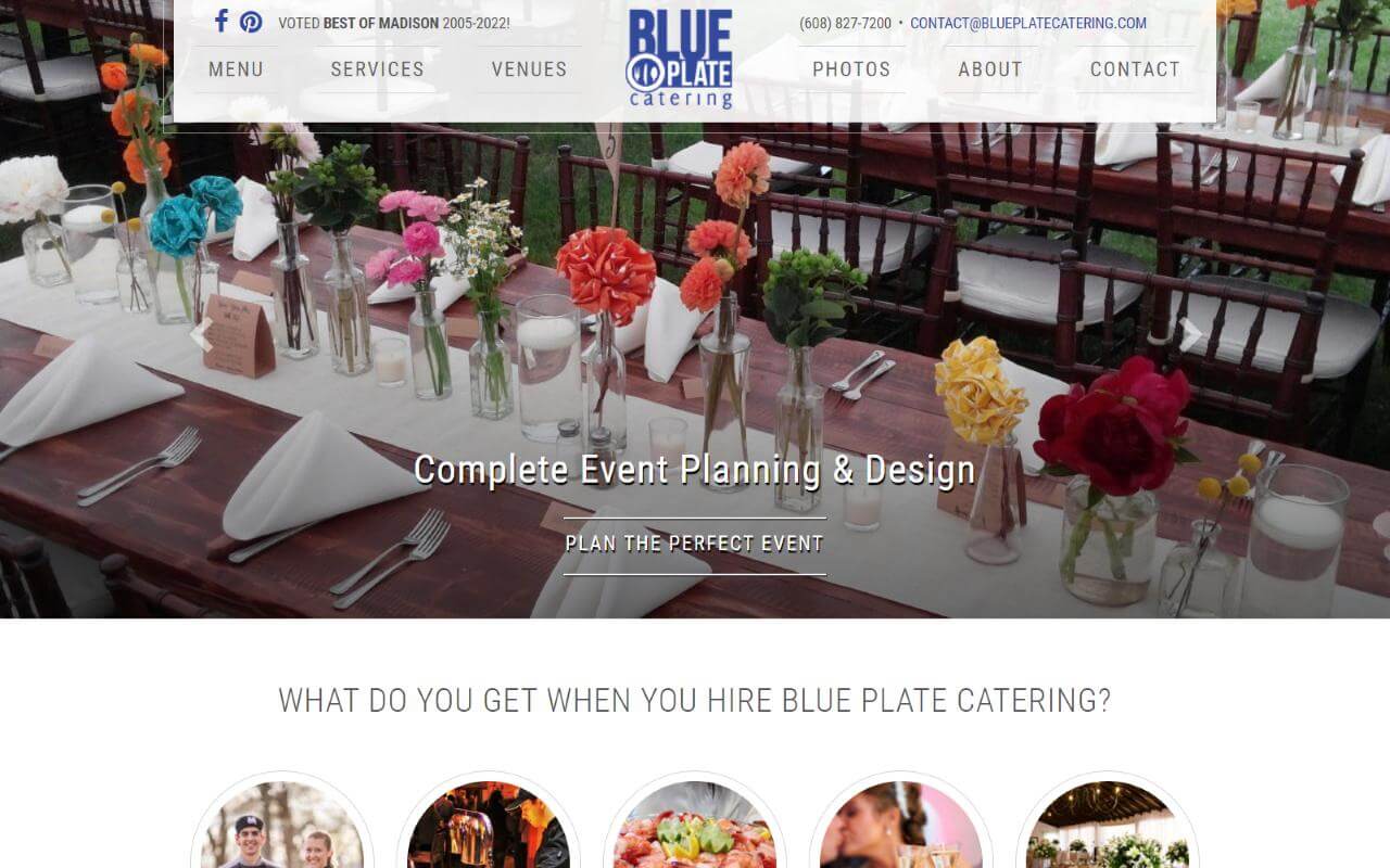Blue Plate Website