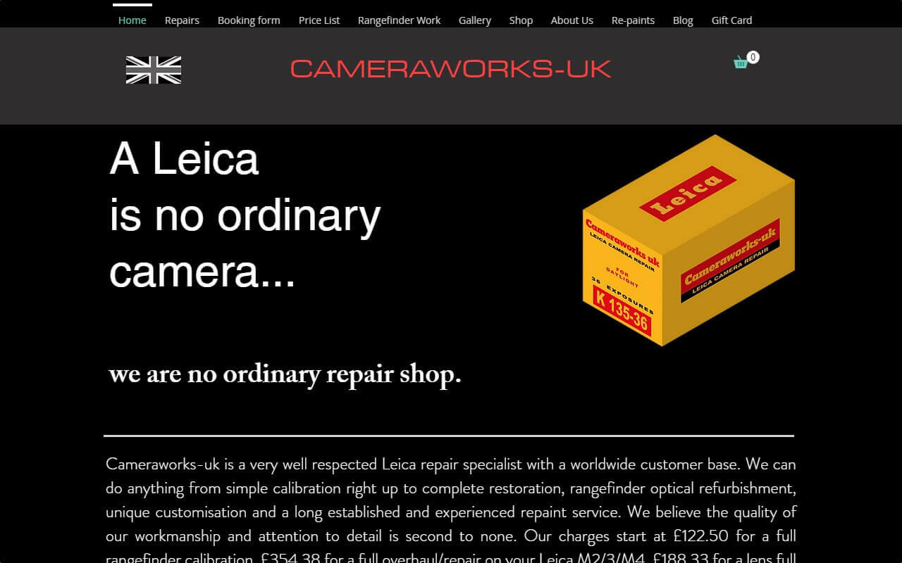 Cameraworks UK Website
