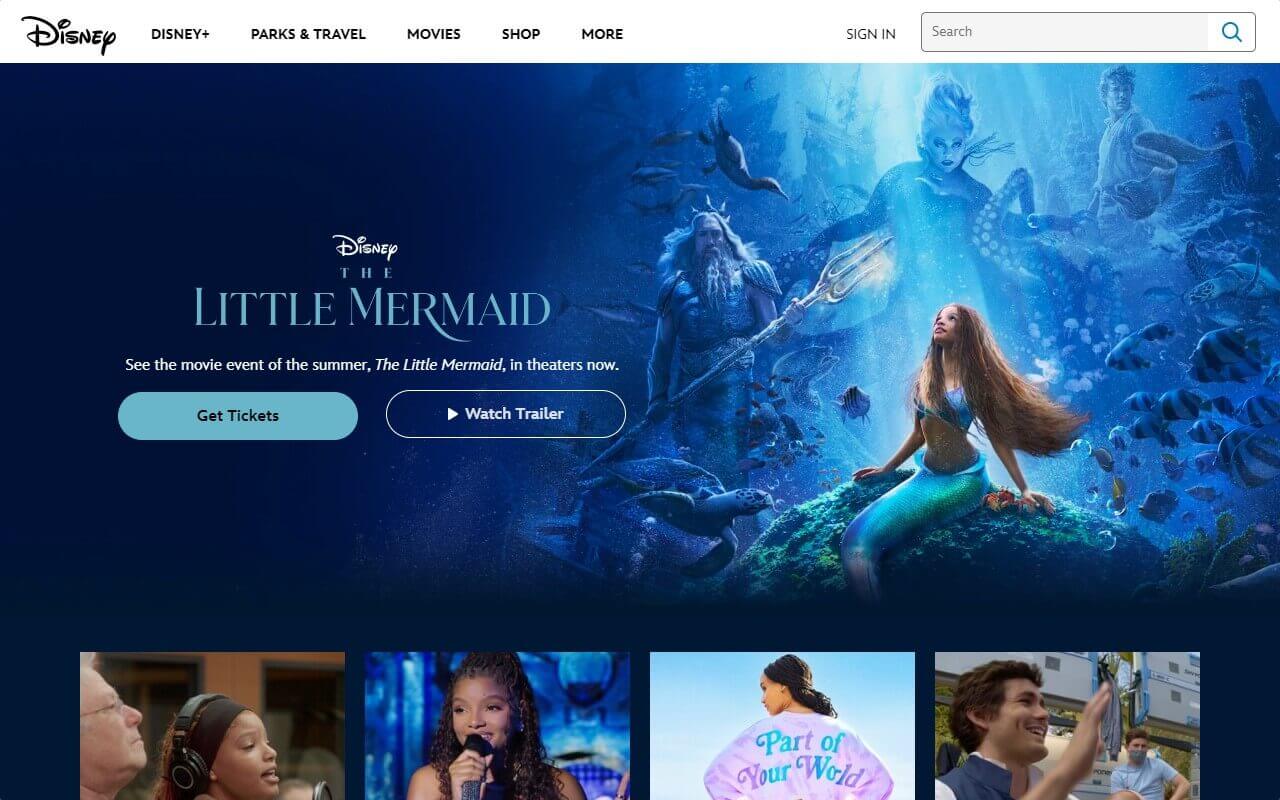 Disney Website