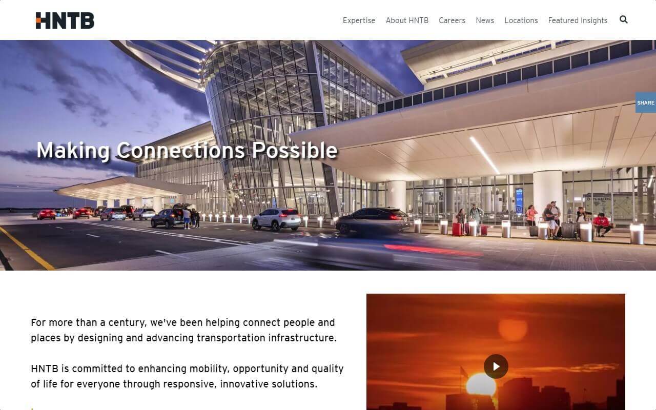 HNTB Corporation Website