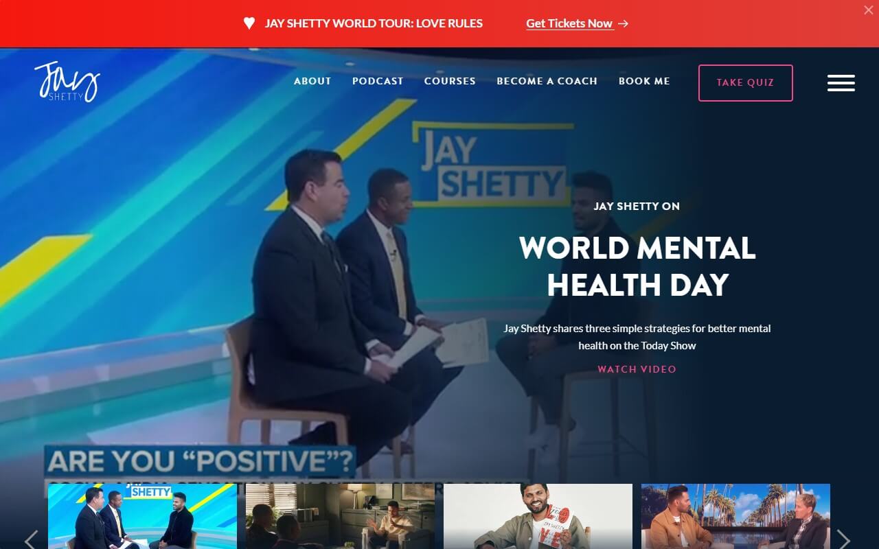 Jay Shetty Website