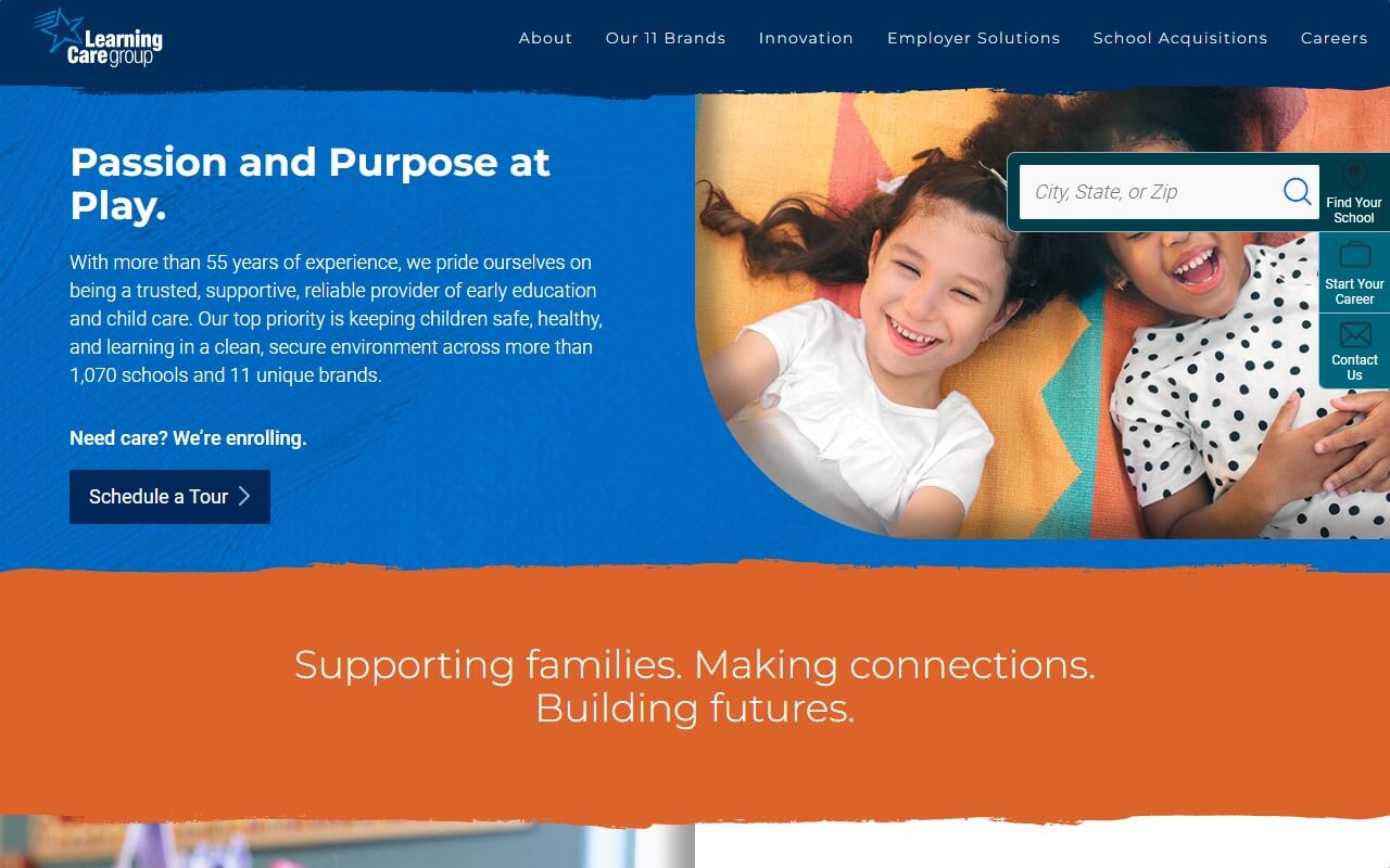 Learning Care Group Website