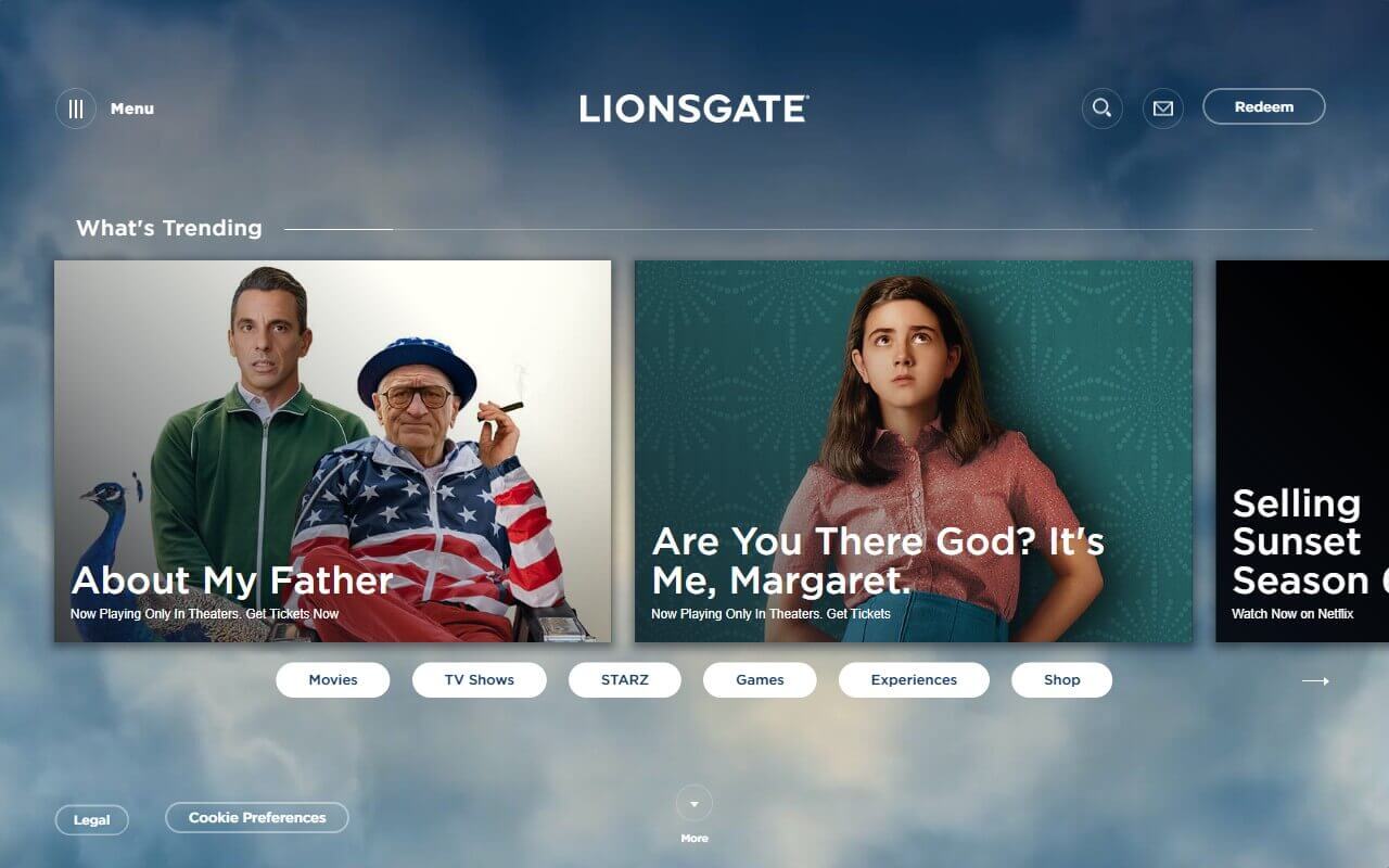 Lionsgate Website
