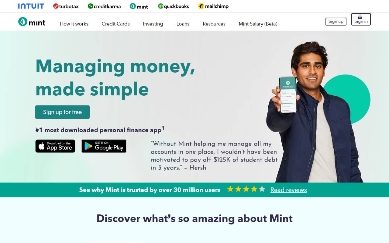 Mint Website