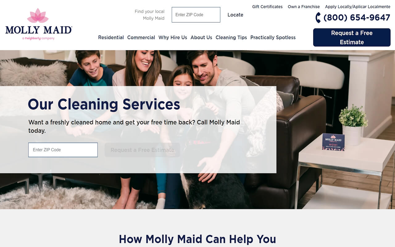 Molly Maid Website