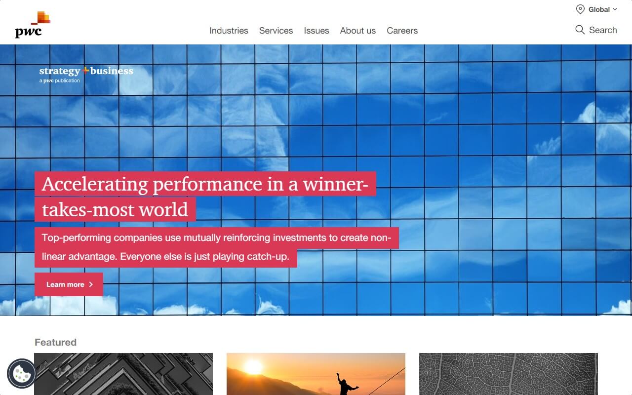 PwC Consulting Website