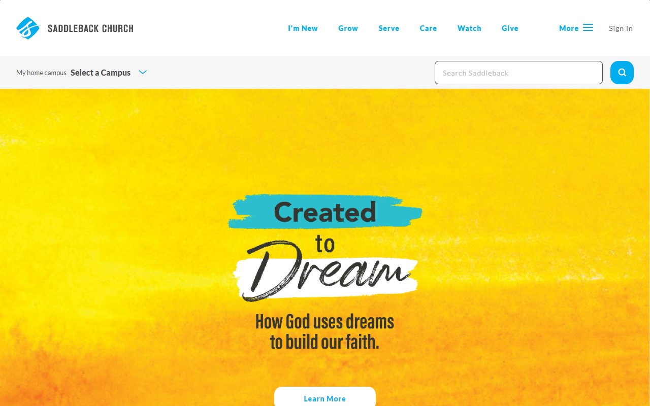 Saddleback Church Website
