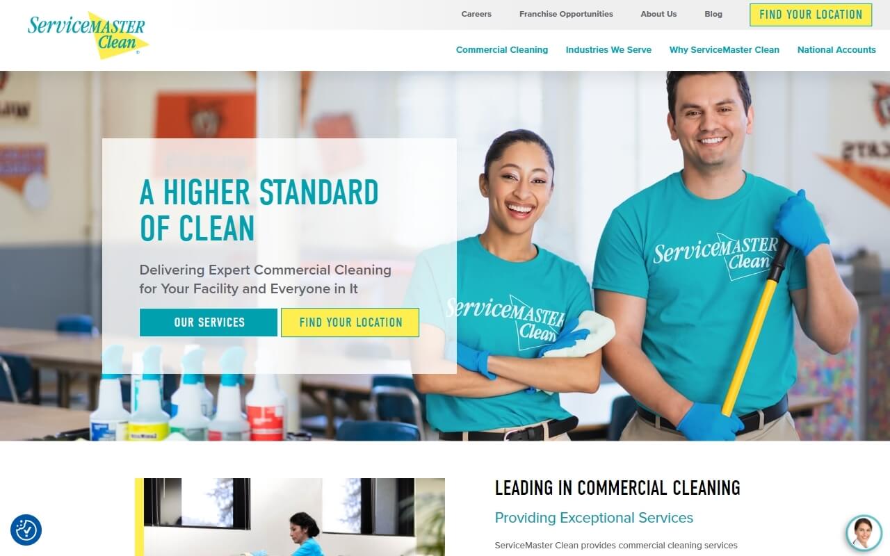 Service Master Clean Website