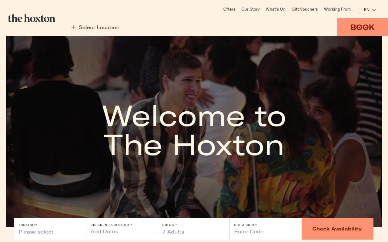 The Hoxton Website