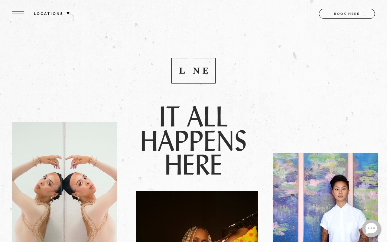 The Line Hotel Website
