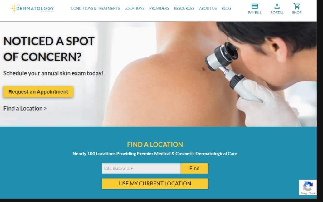 U.S. Dermatology Partners Website