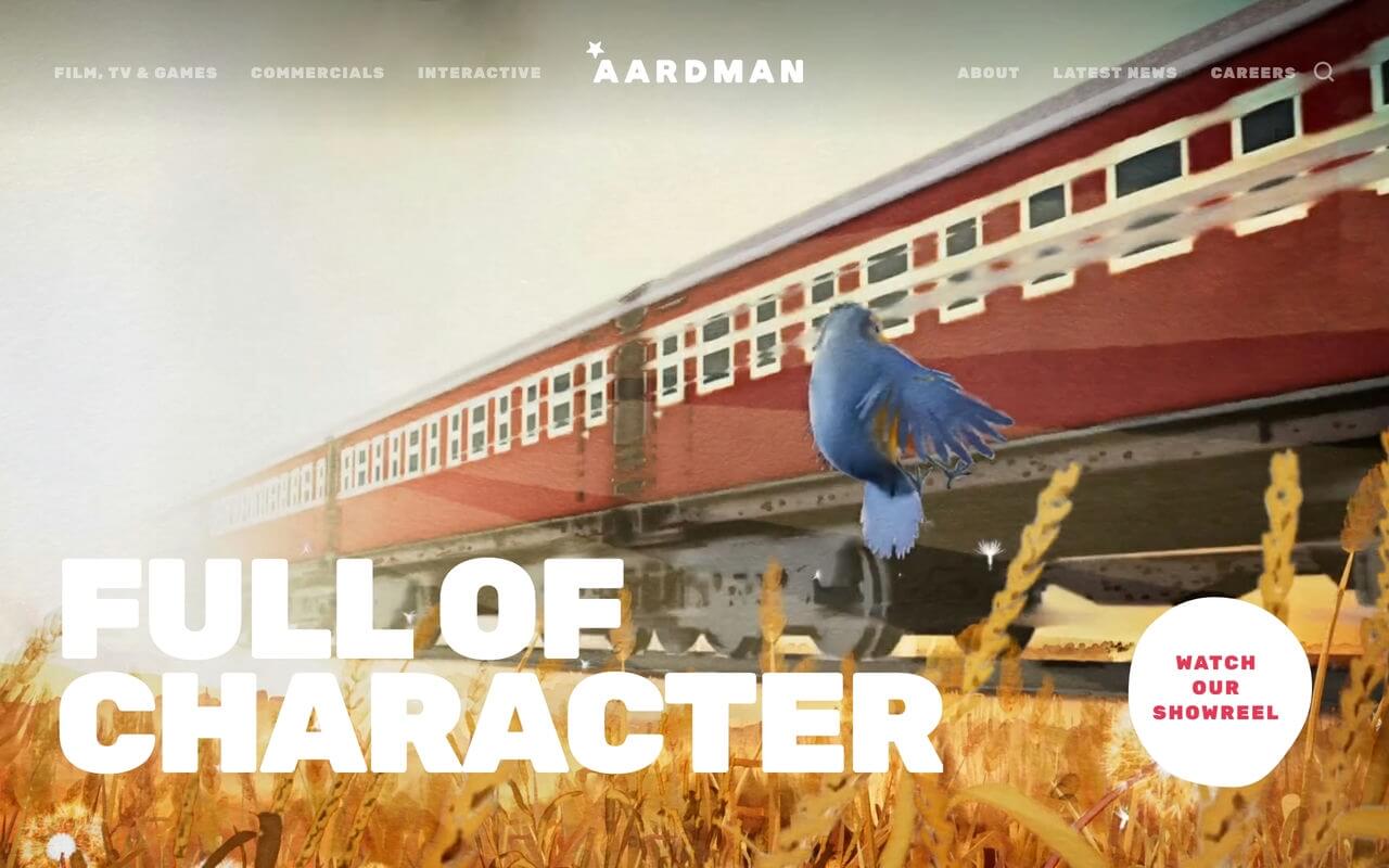 Aardman Website