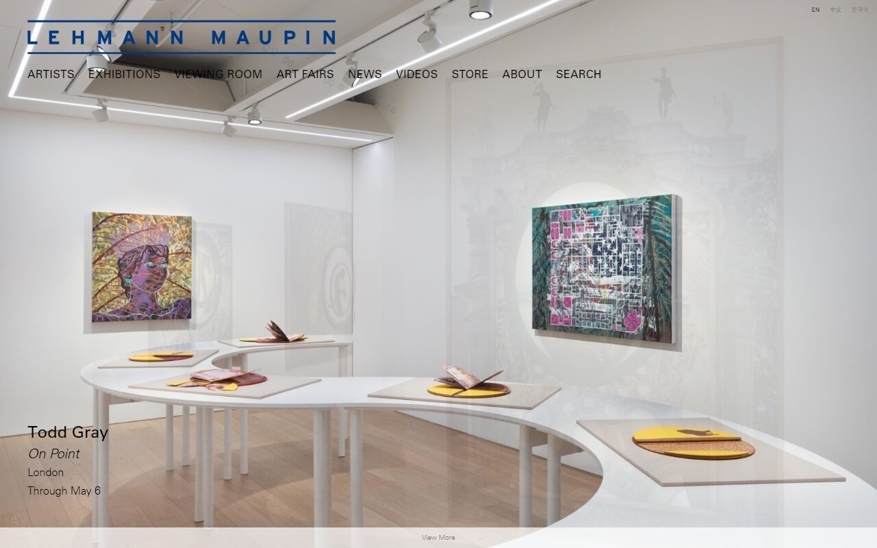 Lehmann Maupin Website
