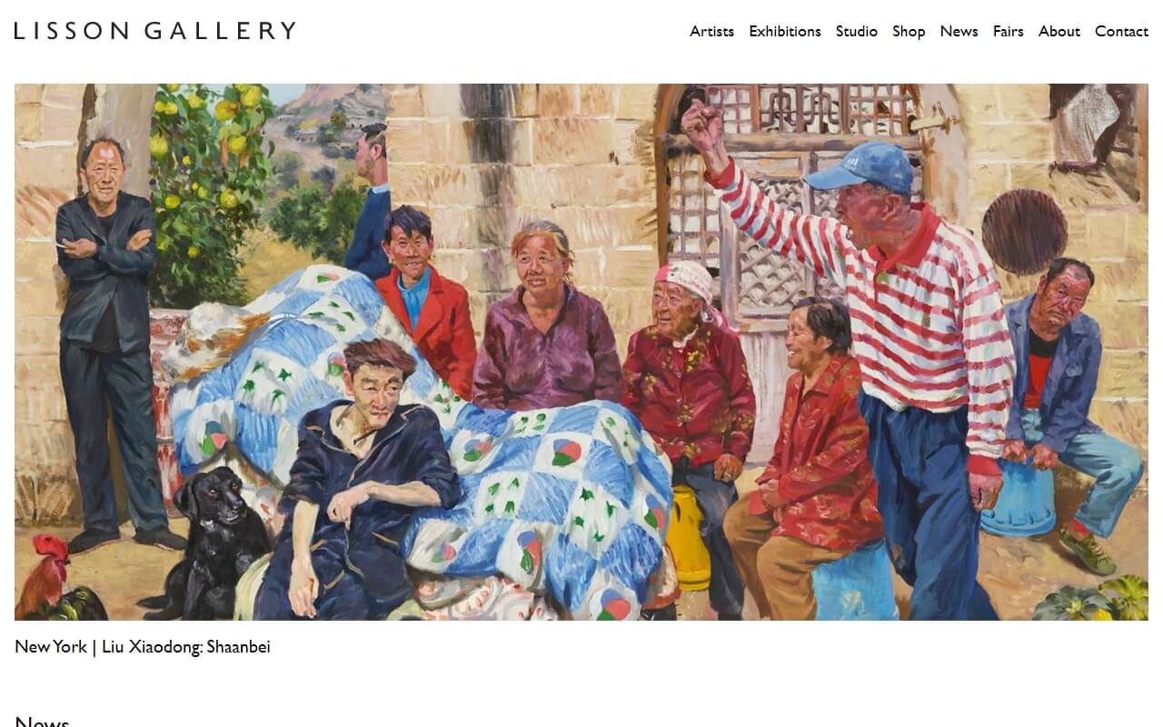 Lisson Gallery Website