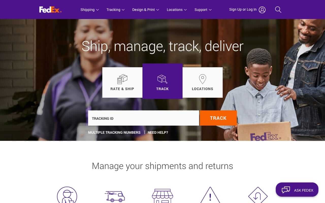 FedEx Website