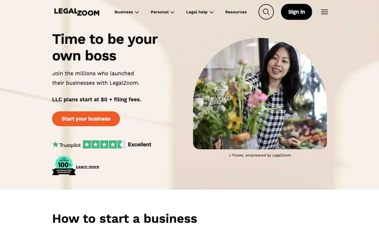 LegalZoom Website