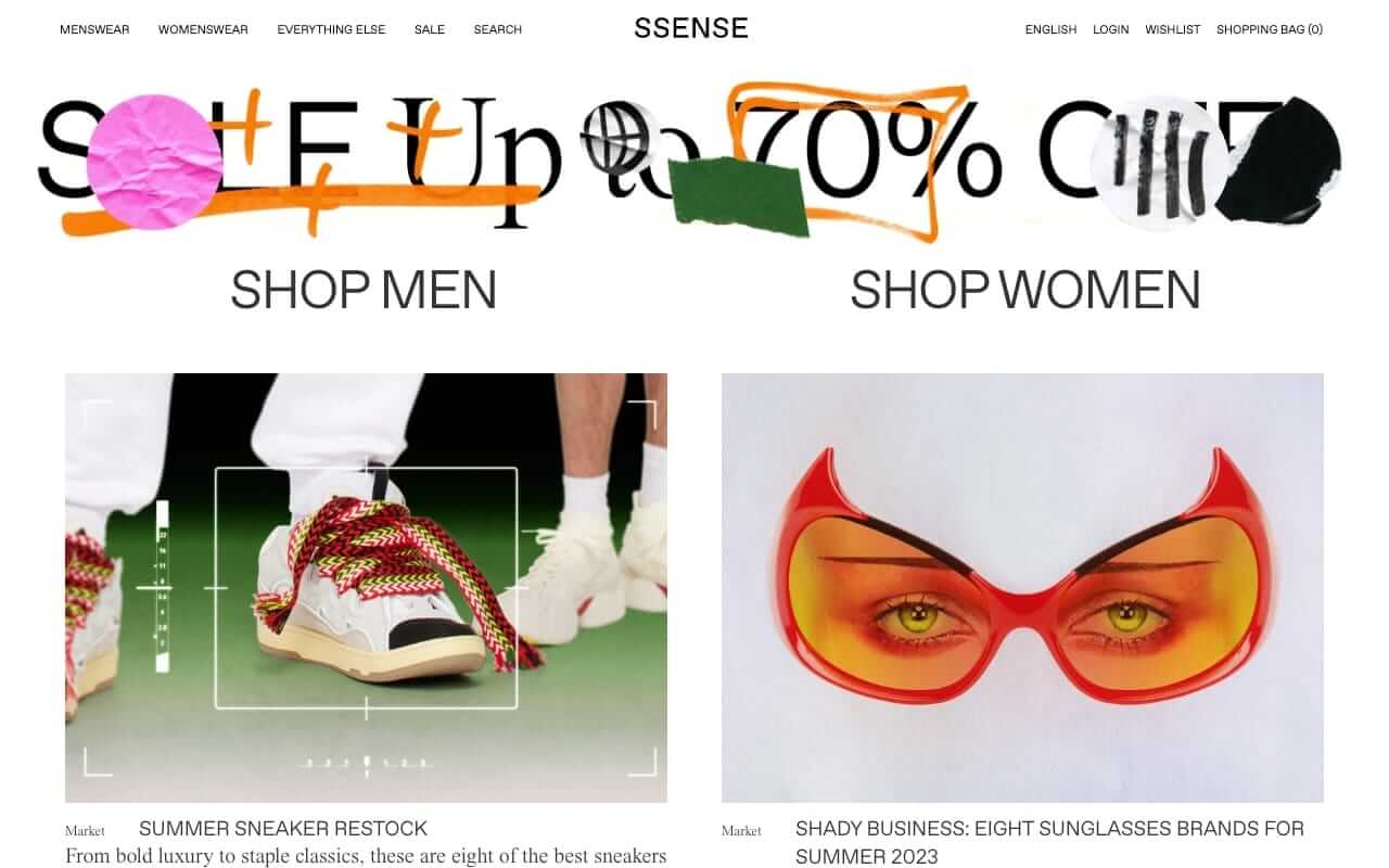 SSENSE Website