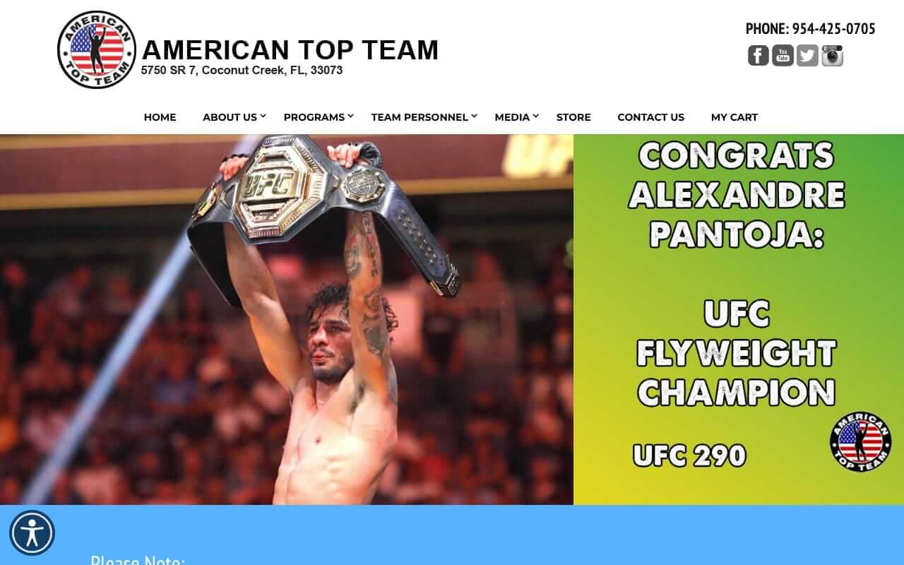 American Top Team Website