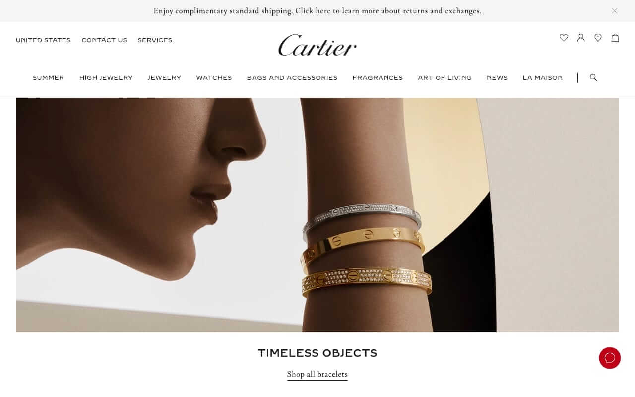 Cartier Website