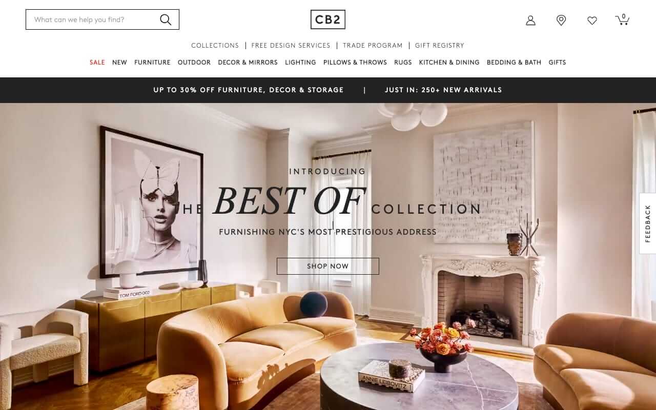 CB2 Website