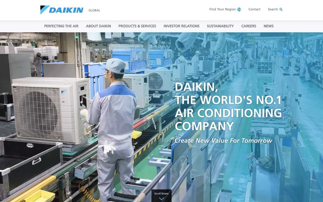 Daikin Website