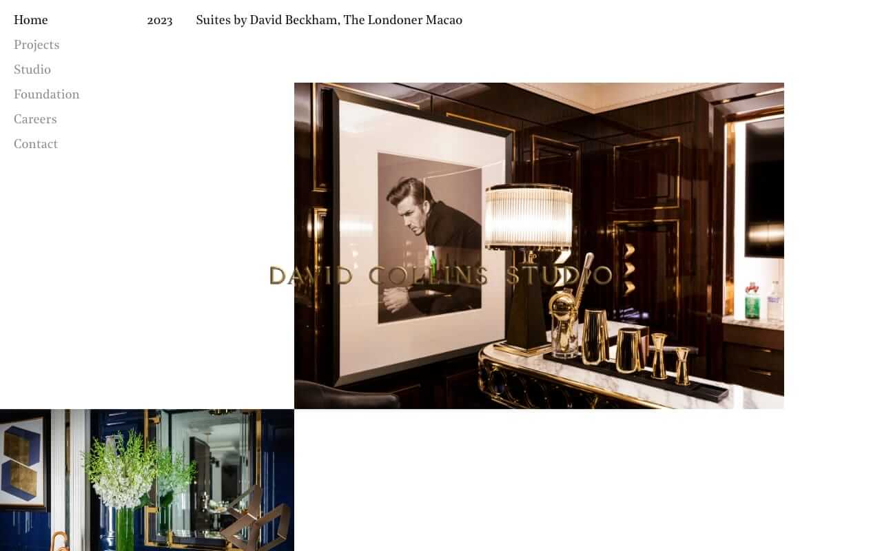 David Collins Studio Website
