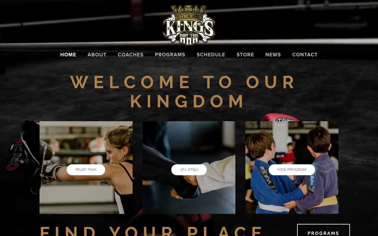 Kings MMA Website