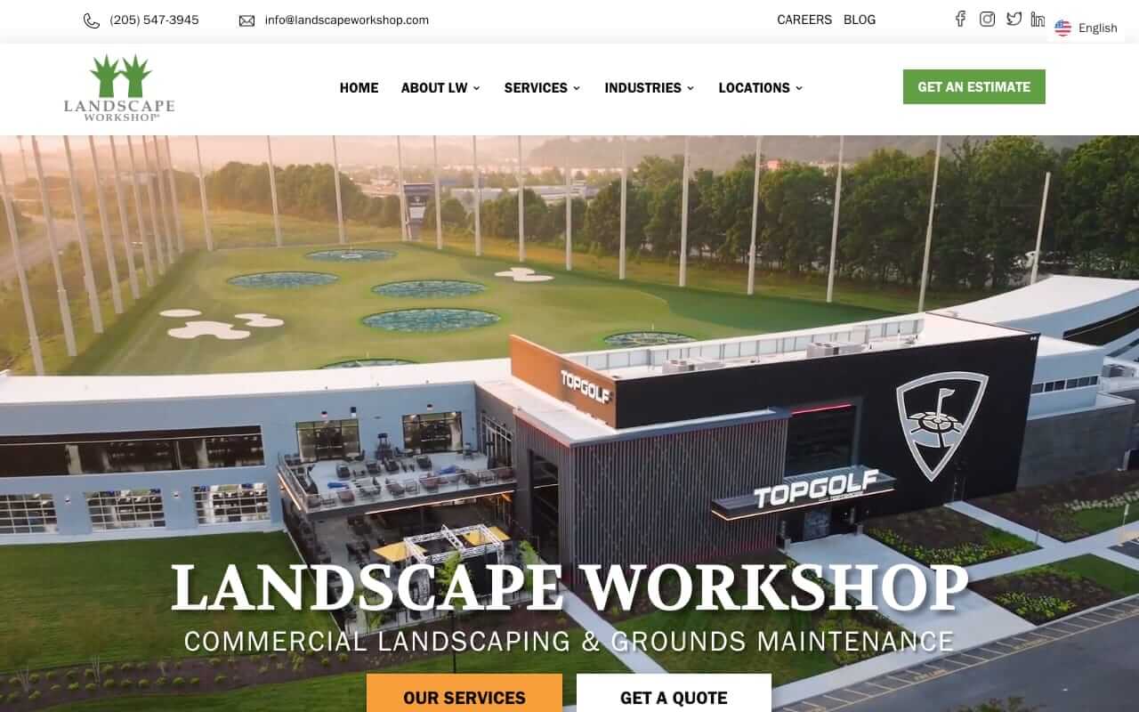 Landscape Workshop Website