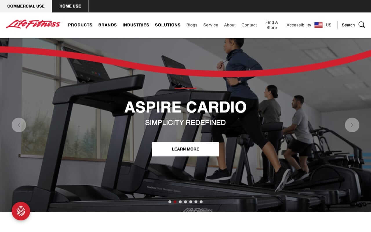 Life Fitness Website