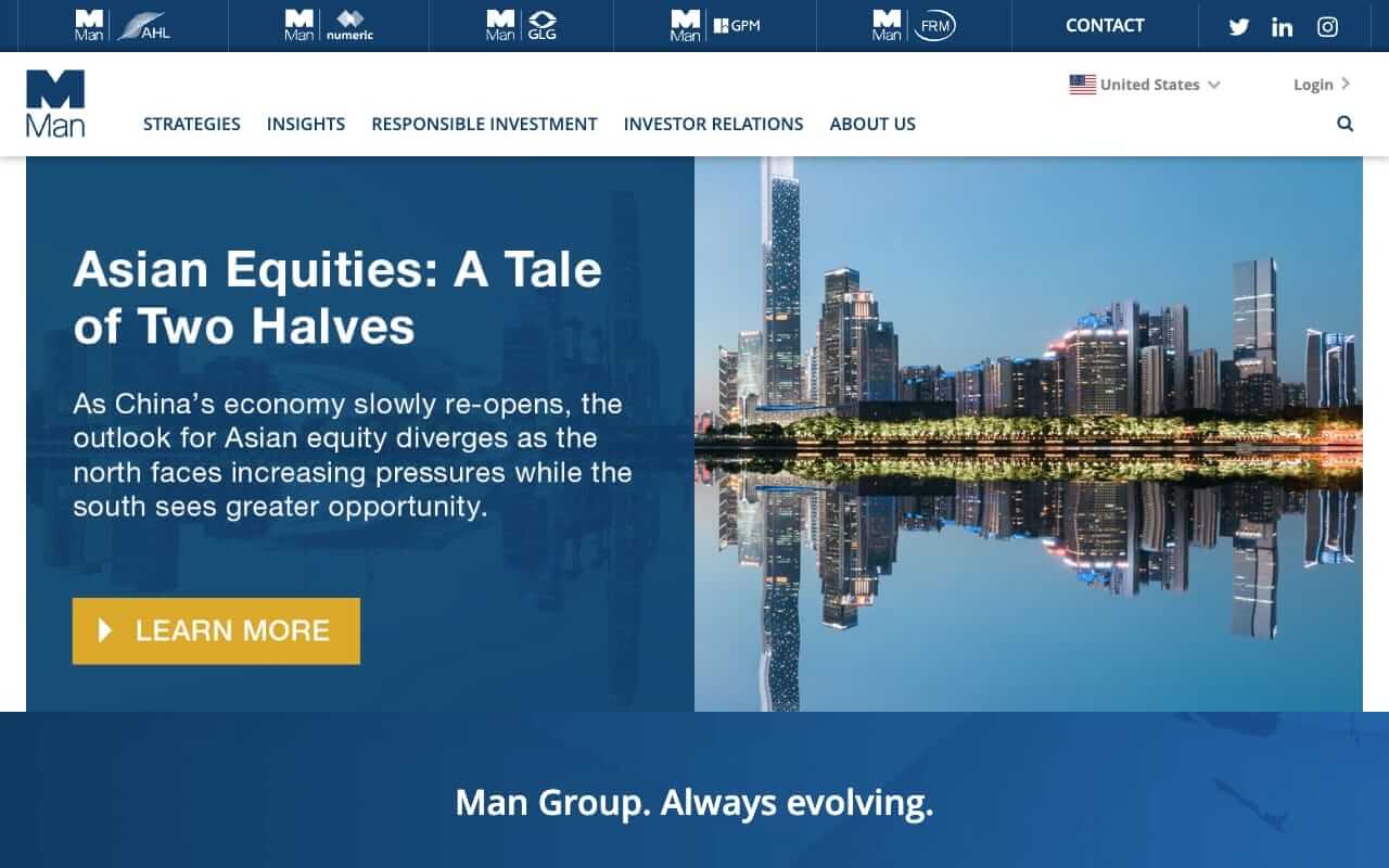 Man Group Website