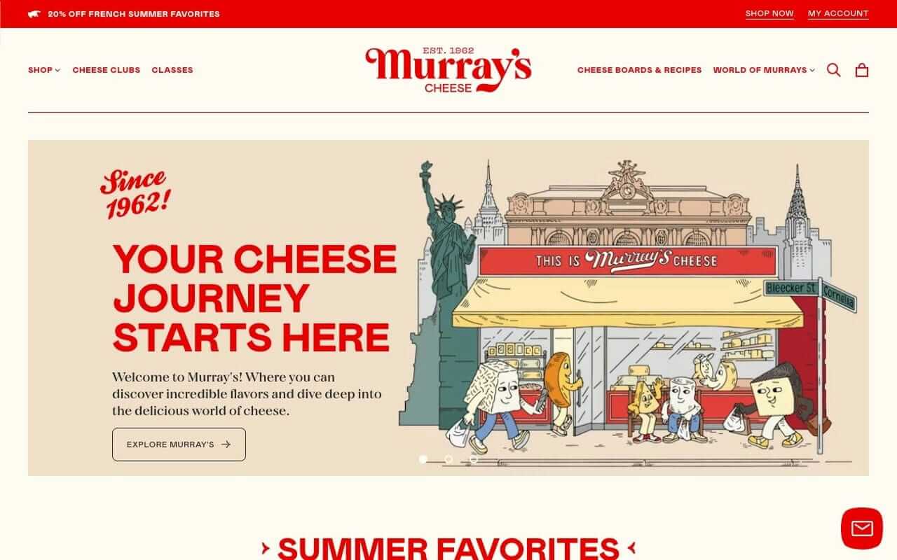 Murray's Cheese Website