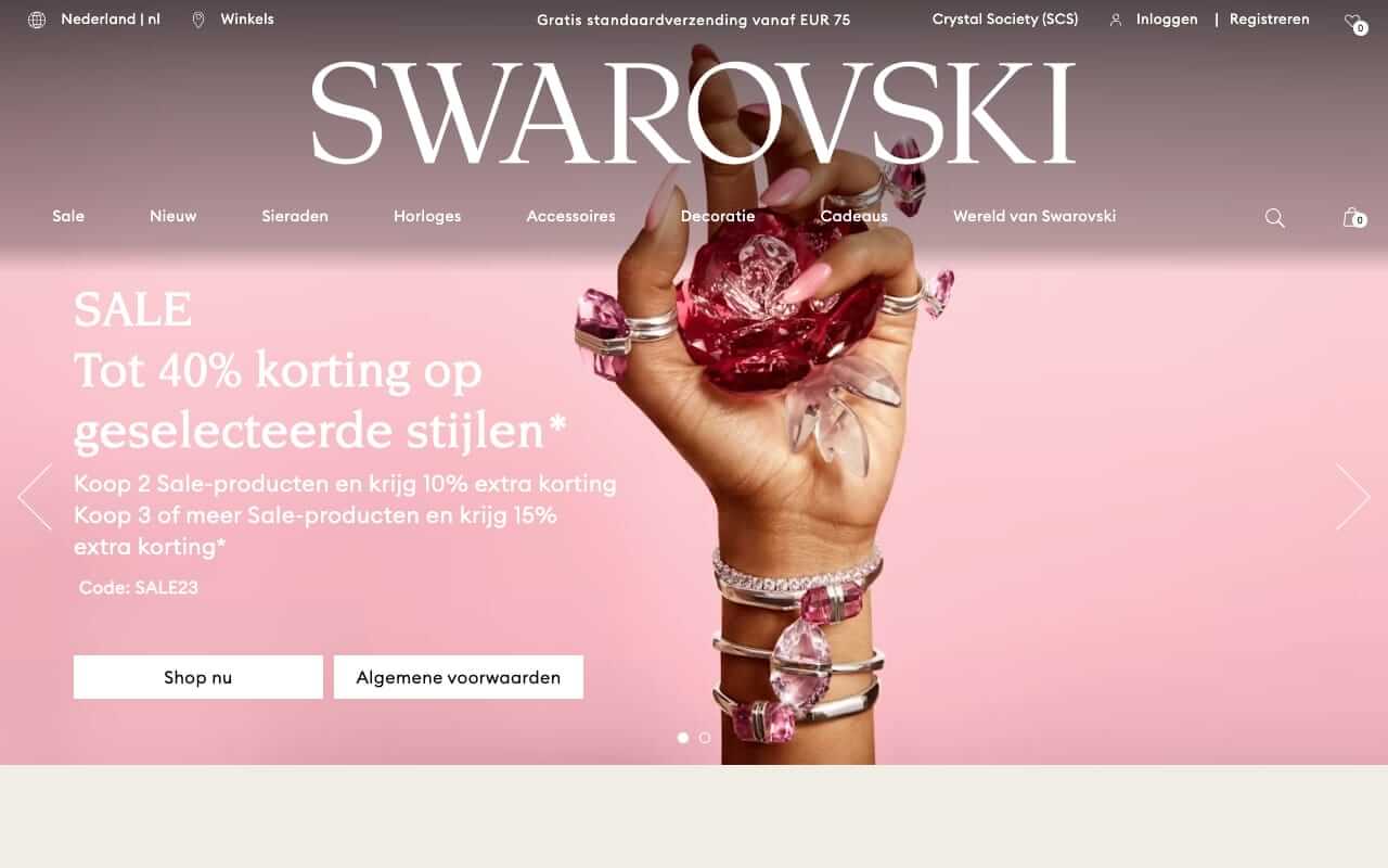 Swarovski Website