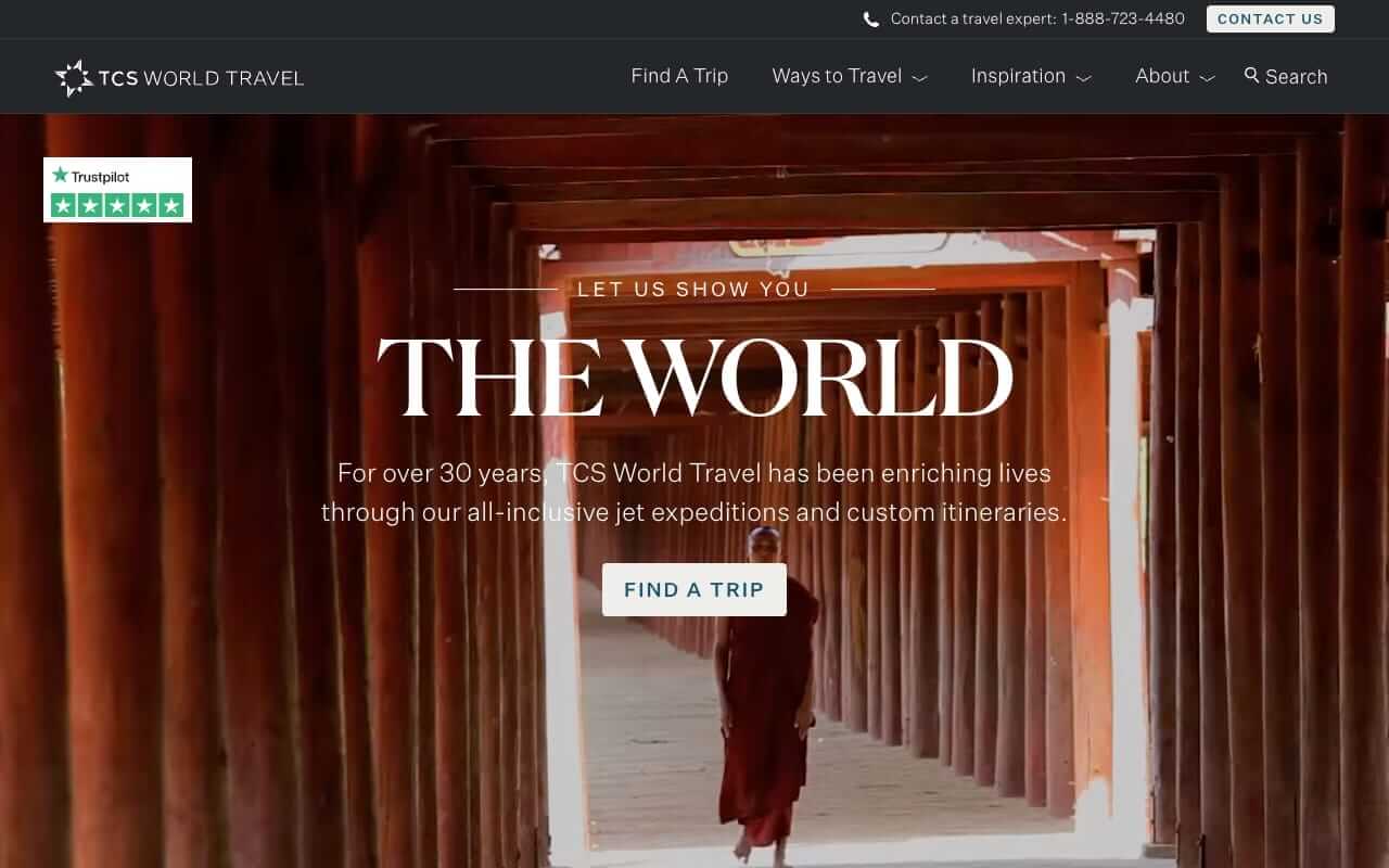 TCS World Travel Website