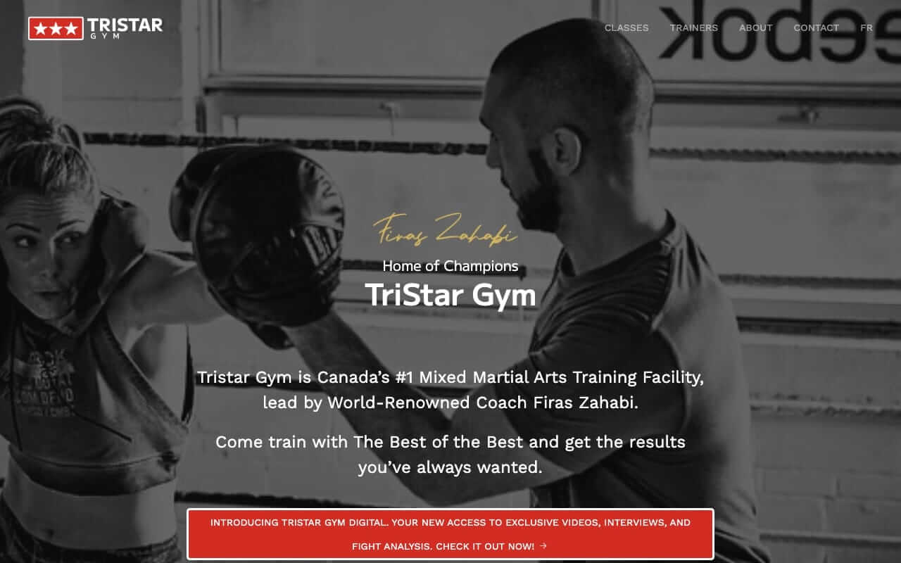 Tristar Gym Website