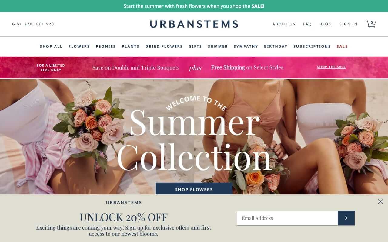 UrbanStems Website