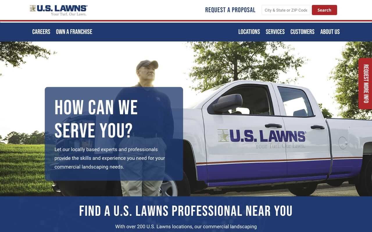 U.S. Lawns Website